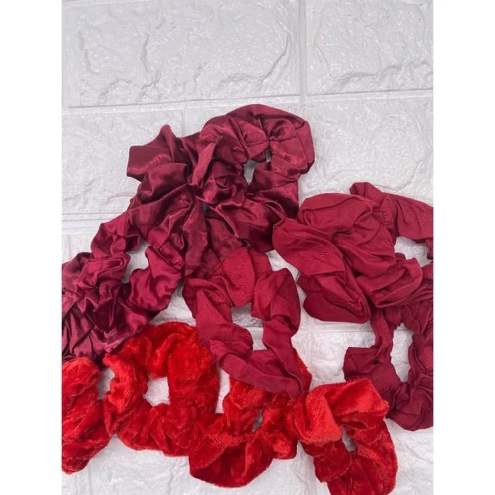 12pcs Hair Scrunchies Velvet Elastics Bobbles Ponytail Holder Hair Bands Scrunch